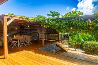 Chalet avec jacuzzi privé, Jardin tropical, proche plages - 8