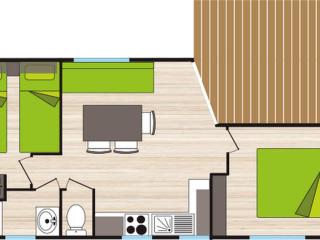 Mobil-home avec Terrasse à Axat - API-1-52-1004 - 4