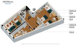 WESTERsuites - Ocean - zentral 2BR Küche WLAN - 4