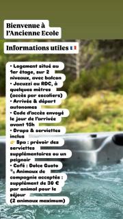 Ancienne école avec Jacuzzi privé - 2