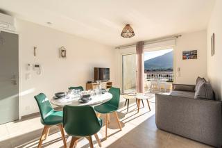 Casa Fangu - Balcon avec Vue Port et Montagnes - 9