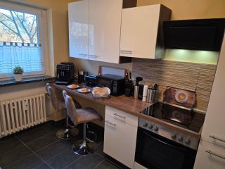 Exklusives und helles Erdgeschoss-Apartment No 2 im Zentrum von Kassel, schnelles 1Gbit Internet, Geschirrspüler, Boxspringbetten - 8