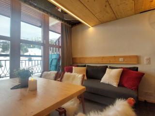 Duplex Mezzanine 5 pers. · Ski aux pieds · Vue Mont Blanc - FR-1-346-426 - 0