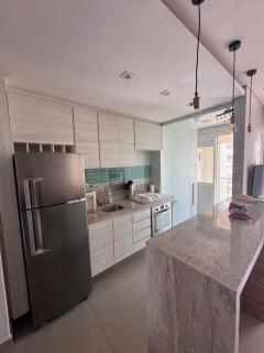 Apartamento completo em Santos, Vaga, Ar, Próx Porto,Praia - 3