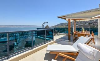 גייט טו כנרת- פנטהאוז 4 חדרים עם שולחן ביליארד - 0