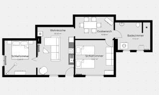 Ferienwohnung Oll School - 9