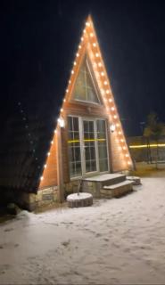 Aframe in Forest & Lake - 8