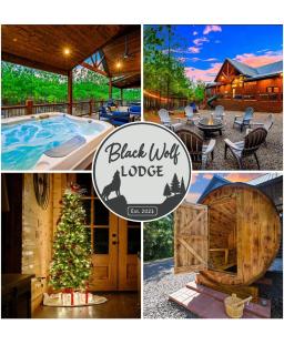 NEW!~Black Wolf Lodge~*Disc Golf *Hot Tub *Sauna!* - 0
