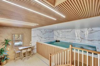 Lux Retreat with Indoor Swim Spa Game Lounge Theater Hot Tub Sauna - 9
