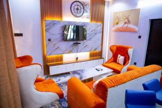 2 bedroom villa living room in Ouaga 2000 behind FSR-B - 7