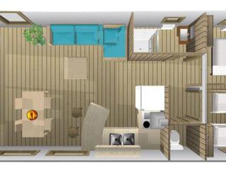 Cabane sur pilotis avec terrasse et cuisine équipée - API-1-52-1492 - 4