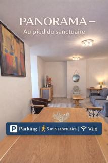 Panorama du sanctuaire 400 metres de la Grotte 3 chambres 8 personnes PARKING FERMÉ gratuit - 9