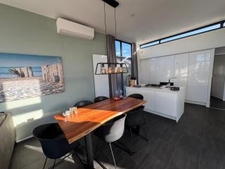 Breskens Chalet Ocean Lodge mit Zaun & Windschutz Nr G127 - 8