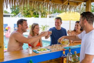 Backyard Oasis Pool Hot Tub Putt Putt Bar - 6