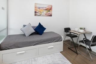 Spacious 1BR wSofa Bed Pool Gym 1Gbps Wi-Fi - 3