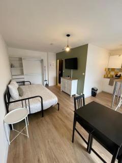 Grand studio 34m2 - Parking & Fibre - Proche Airbus - 8
