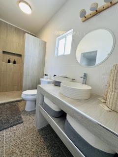 Bed and Cactus - Ocean View Villa - 360 Rooftop view and Workspace - 3