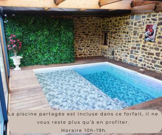 Piscine avec Les Gîtes du Rouyon - 9
