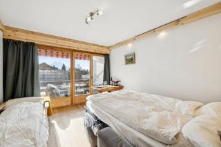 Central studio in Villars sur Ollon, Emeraude, for 3 only 100m to Bretaye ski train - 2