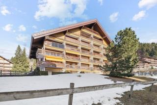 Central flat in Villars sur Ollon, Amethyste, for 4, with two double beds, balcony and 75m to ski-train - 1