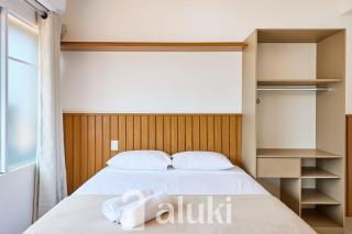 Itagua - Loft 2 · Frente ao mar na orla do Itaguá | Roupas de cama - 7