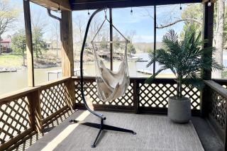 Stylish 4BR Lakefront Cabin w Hot Tub - 2