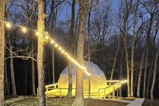 Luxury Glamping Dome w Hot Tub & Views - 8