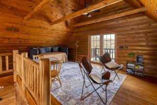 Luxury Log Cabin w Beach & Dock Sleeps 12 - 1