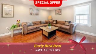 74R - 2BR Quincy - Romantic Stay near Wollaston Beach - 0