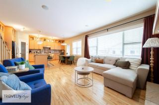 Group Retreat near West Edmonton Mall with Hot Tub, 3 Lounges & Fire Table - 2