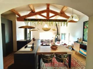 Là où le Ciel est né Beau mas pierres et contemporain sur grande propriété vue Mont Ventoux dentelles de Montmirail - Blauvac - 1