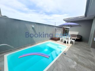 Casa Guarujá - Piscina aquecida, quartos com ar-condicionado - 7