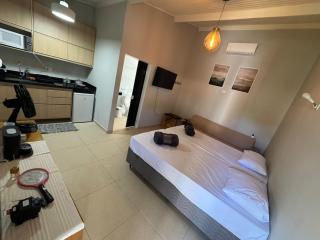 Loft com ar condicionado e cozinha na praia de Toque Toque Grande - 1