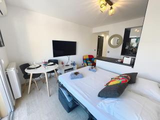 Bright and vast studio terrace easy parking Cannes heart of town 1 mn - Cannes - 5