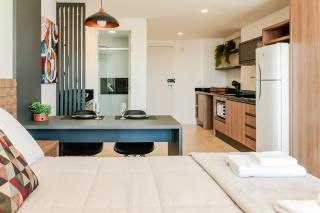 Loft Decorado na Via Gastronômica AM4907 - Florianópolis - 2