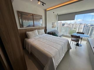 Studio c/ varanda em prédio c/ piscina URB1406 - 5