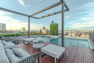 New Go Carlos Gomes Apartamento com Suíte e Linda Piscina no Rooftop 24h - 7