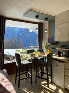Studio avec terrasse plein sud vu montagne - 9