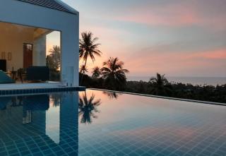 Sunset Seaview 5BR Hillside Infinity Pool Villa - 9