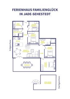Riesiges Ferienhaus mit 4 SZ an der Nordsee! Sauna - 9