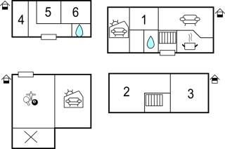 6 Bedroom Cozy Home In Rønne - 9