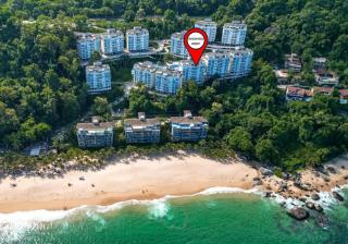 Cobertura duplex , vista mar 90 metros da praia, piscina oceânica , diversão garantida - 0