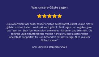 Modern und ruhig, mit Garage & PS4, nahe Messe, RÜ und Uniklinik, voll ausgestattete Küche, Bad mit Dusche und Badewanne - 5