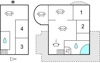 Four-Bedroom Holiday Home In Thisted - 9