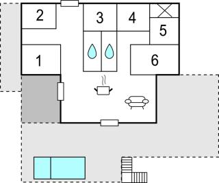 Awesome Home In Knebel With Sauna - Knebel - 9