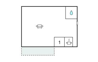 1 Bedroom Lovely Home In Nørre Alslev - 9