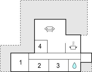 Lovely Home In Knebel With Kitchen - 9