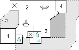 Four-Bedroom Holiday Home In Hadsund - 9