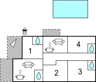 Gorgeous Apartment In Barbat Na Rabu - 9