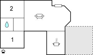 2 Bedroom Lovely Apartment In Zidarici - 9